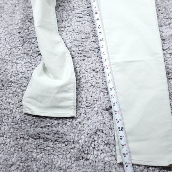 Levi’s Premium Wedgie Straight Corduroy Jeans Pants 25 x 28 Pastel Green Seafoam - Picture 13 of 13